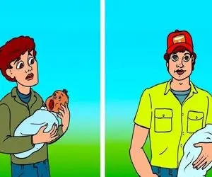 بازی فکری؛ اگه مغزت ثبت احوال درونی و آنلاین داره بگو کدوم پدر واقعی بچه نیست