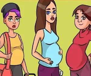 هوش تصویری؛ اگه فکرمیکنی آخر هوشی بگو کدوم از این خانومای باردار دزدی کرده؟