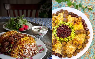 طرز تهیه رشته پلو با گوشت قلقلی / غذای خوشمزه و اصیل ایرونی مخصوص شب عید