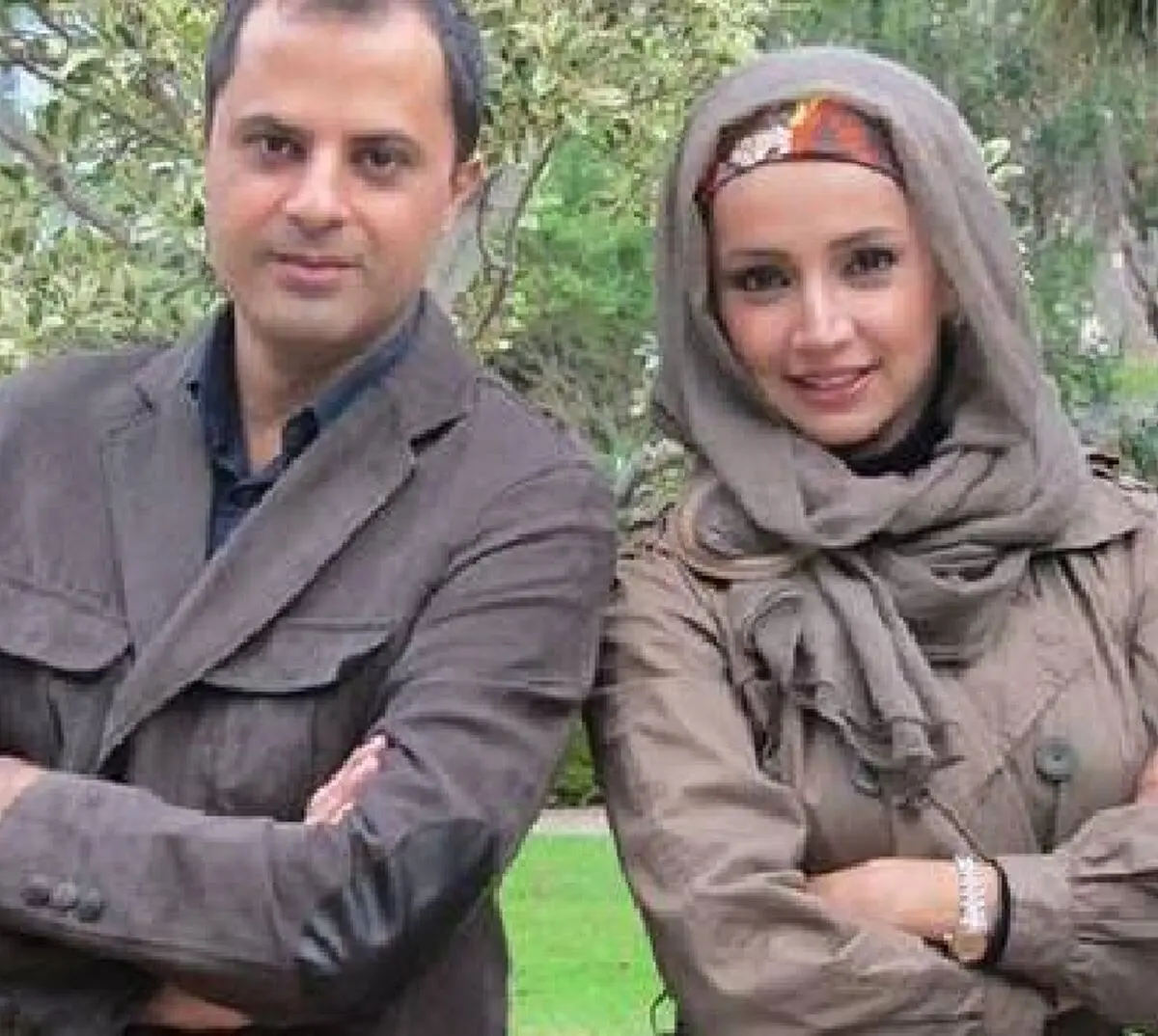 شبنم قلی خانی و همسرش