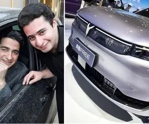 حواشی سرشناسان؛ سریع ترین خودروی پلاک ملی موجود در ایران افتاد زیر پای همایون شجریان