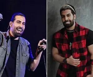 آواز عاشقانه؛ مجید رضوی با گیسای افشون چه عشقولانه آهنگ دلتنگتم رو میخونه!