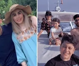 تیپِ توپ زن علیرضا بیرانوند با آقاش تو دیار عربا؛ با پول میلیاردی چه رفتن حالی به حولی!