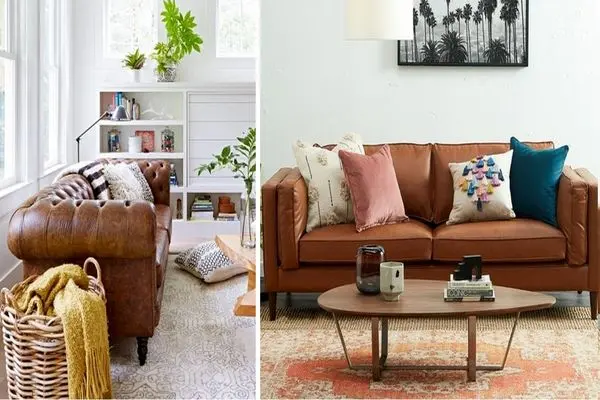 مبل قهوه ای