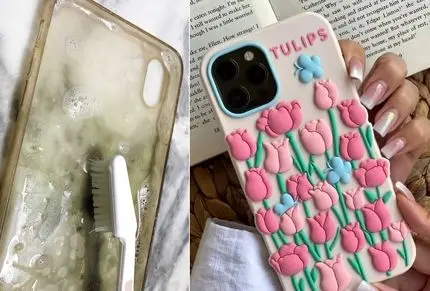 نحوه تمیز کردن قاب سیلیکونی؛ دلیل کثیف و کدر شدن قاب، درخشندگی و سفید شدن تو سه مرحله