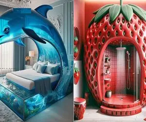 چیدمان خلاقانه؛ اتاق خواب رو با تخت خواب های عجیب دیزاین کردن مدرن کاربردی و بازیگوش