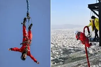 بهترین بانجی جامپینگ ها در تهران / 300 متر ارتفاع! رگای مغز باد میکنه آدرنالین محضه