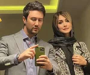 عکس زیبای شاهرخ استخری با نبات خانمش!