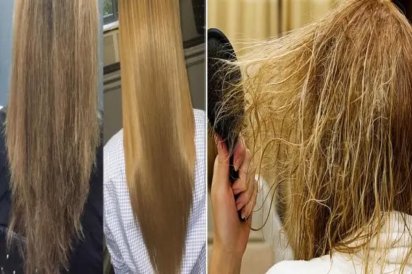 درمان و احیای موهای سوخته با دکلره؛ زانوی غم بغل نکن فکر کوتاه کردنشونم نباش قلق داره