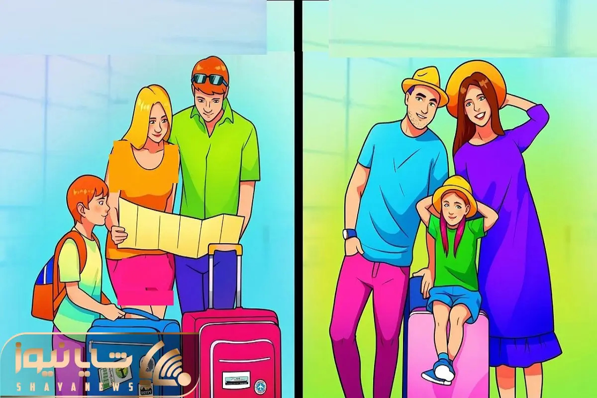 بازی فکری؛ اگه با هوشت دیش دیش میکنی بگو کدوم از خانواده های تو فرودگاه پولدارن