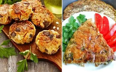 طرز تهیه کوکوی مرغ و قارچ / یه غذای ساده و سریع که بی نهایت خوشمزه ست