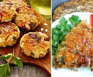 طرز تهیه کوکوی مرغ و قارچ / یه غذای ساده و سریع که بی نهایت خوشمزه ست