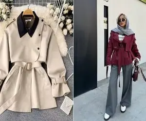 بارونی های جدید مد شده برای پاییز 1404؛ کلاس کل شهر رو با تیپ شیکت یه تنه بالا ببر