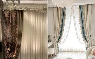 پرده های مدرن و جدید 2025 برای پذیرایی های بی نهایت شیک؛ دکوری لاکچری و اشرافی