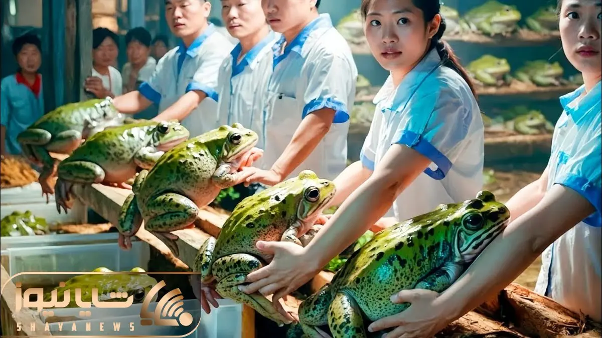 فرآوی قورباغه؛ وزغ های بزرگ میکنن و سبز که شد گوشت طعم دار شده اش رو می خورن