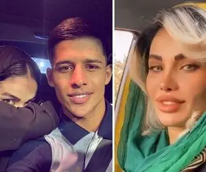 خواهر زن چشم عسلی مهدی قایدی خوشگلتر از زنش