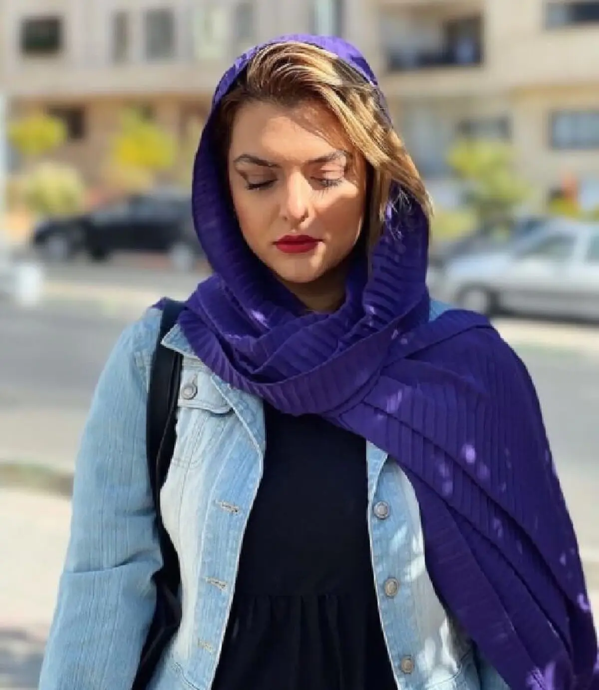 شال بنفش