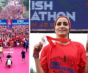 ماراتن کیش دویدن 5 هزار نفر وسط بی نظمی نهادی!