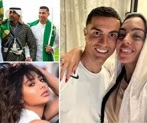 نانای نایِ رونالدو میون سعودیا تو محفل مخصوصشون؛ گیر دُخی عربای جذاب رو کریس!