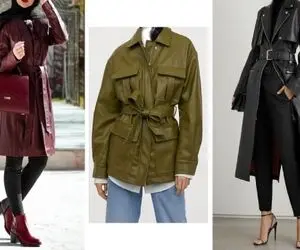 زیباترین مدل های مانتو چرم / از مجلسی برا خانوم های شیک بگیر تا اسپرت برا دخترای گنگ