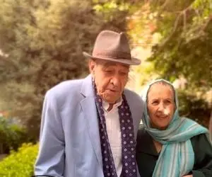 آواز احساسی؛ ایرج خواجه امیری دست تو دست همسرش براش عاشقونه میخونه