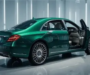 دنیای خودروسازی؛مرسدس-مایباخ S 680 2026؛ پرچمدار فوق‌لوکس V12 با رنگ زمردی خیره‌کننده