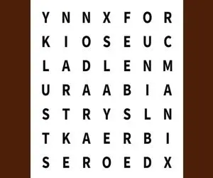 بازی فکری؛ باید جز به جز مغزت از هوش باشه تا کلمه پنهان رو پیدا کنی