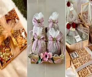 تزیین آجیل عروس / ایده متفاوت، جذاب و شیک طبق لاکچری بازی های امروزی