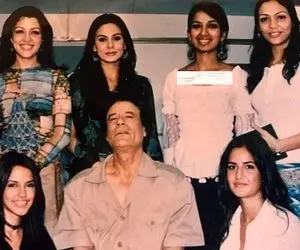 آلبوم دیکتاتورها؛ عروسی دختر بلوند معمر قذافی که هیچ شباهتی به پدر زشتش نداشت