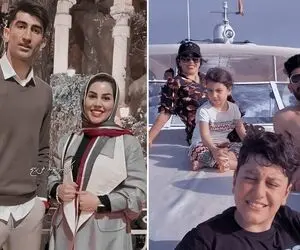 خوشگذرونی علیرضا بیرانوند با زنش تو بالاترین بالای تهرون؛ پروتزای خانوم چشارو میدزده!