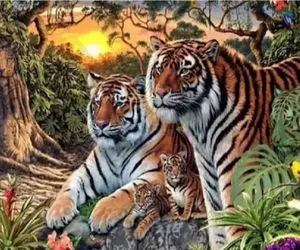 بازی فکری؛ همه میتونن 4 تا ببر پیدا کنن اما 16 تا نه