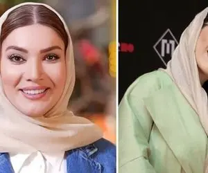 خانوم بازیگر غذای بد بوی متین ستوده در شام ایرانی رو نخورد / ورق طلای مبلمان منزلش 