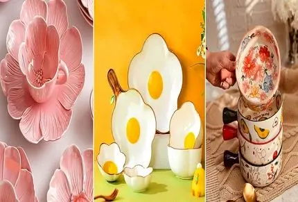 ظروف سرامیکی فانتزی؛ پذیرایی از مهمان ها به سبک انیمه های ژاپنی، کیوت و فوق زیبا