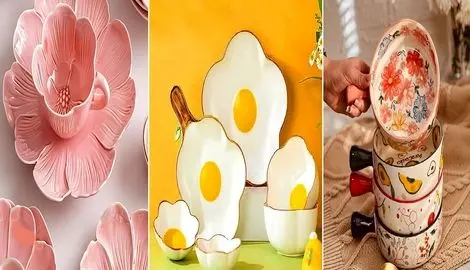 ظروف سرامیکی فانتزی؛ پذیرایی از مهمان ها به سبک انیمه های ژاپنی، کیوت و فوق زیبا