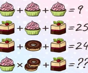 تست هوش ریاضی؛ ادعا داری که اِینشتین شاگردت بوده پس این سوال رو زیر 30 ثانیه جواب بده!