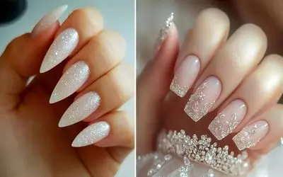 قشنگترین طراحی های ناخن مربعی برای عروس؛ مدل هایی که دخترای با افکار امروزی میپسندن