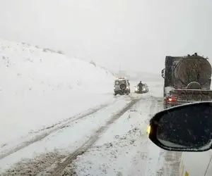 بارش برف، باران و مه‌گرفتگی در محورهای ۲۱ استان؛ پلیس راه هشدار داد