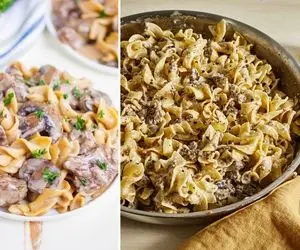 طرز تهیه یه بیف استراگانوف ویژه اونم تو بیست دقیقه؛ اصلا شام  خارجکی طووورش خوبه