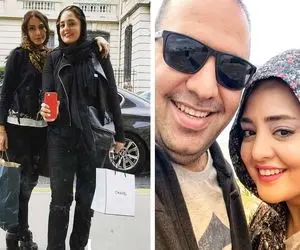 وقتی صورت بی روح و کمرنگه نرگس محمدی کنار رفقای پررنگش میزنه ذوقو؛ سلفیاش کجن