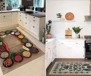 فرش آشپزخانه جدید / خیال میکنی مردم هنوز فرشایی که طرح ادویه دارنُ میخرن خیر اینا مده