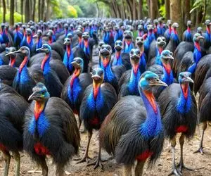 فرآوری بوقلمون؛ بوقلمون از جوجوگی پروار میکنن گلوشو که بریدن دلشو پر کنن بپزن