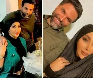 تغییر چهره فاحش و بدیع علیرضا نیکبخت واسه مدلینگ؛ استایل پربوتاکس همسرش با یه کامیون ژل