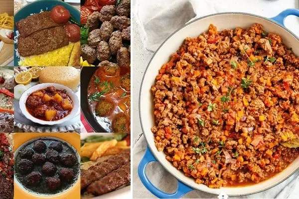 طرز تهیه چند غذای سریع و ساده با گوشت چرخ کرده / روش پخت راحت با طعم عالی