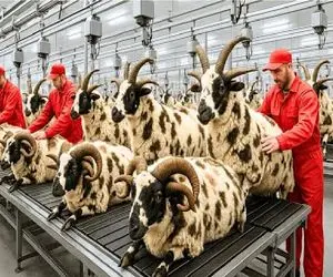 فرآوری بز؛ بزبز قندی با ناز و نعمت می پرورانند پشماشو بزنن صاف و بلوری تحویل بگیرن