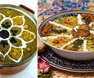 طرز تهیه آش شله قلمکار با بهترین دستور / یه آش خوشمزه و مقوی و بی نظیر