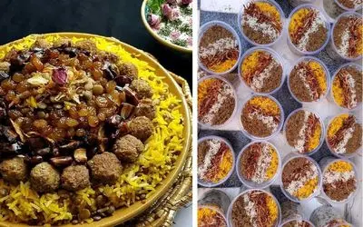 طرز تهیه عدس پلو نذری ماه محرم برای 100 نفر / همراه ادویه مخصوص و فوت و فن خوشمزه شدن