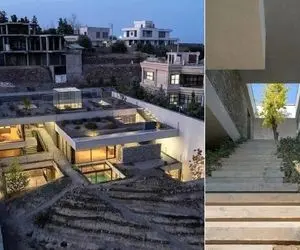 (عکس) ویلای "کند و کاو" برنده جایزه معماری و بهترین خانه ویلایی ایران در سال 1403