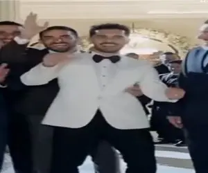 آواز شاد؛ رقص بروبچه های پرسپولیس تو عروسی امید عالیشاه / همه حرفه ایا