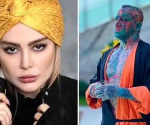 تلاش "سحر قریشی" برای شبیه تتلو شدن؛ بادمجون کبابی خانوم تو حیاط خونه تتلو!