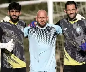 ظاهر مربی استقلال یک روز بعد از کتک‌کاری!